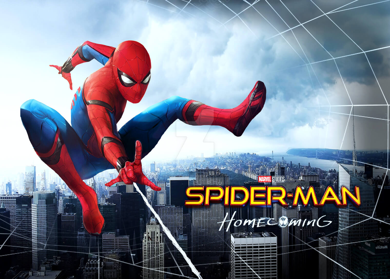 Spider man homecoming poster  2017  by nomada warrior davwt5l  1 