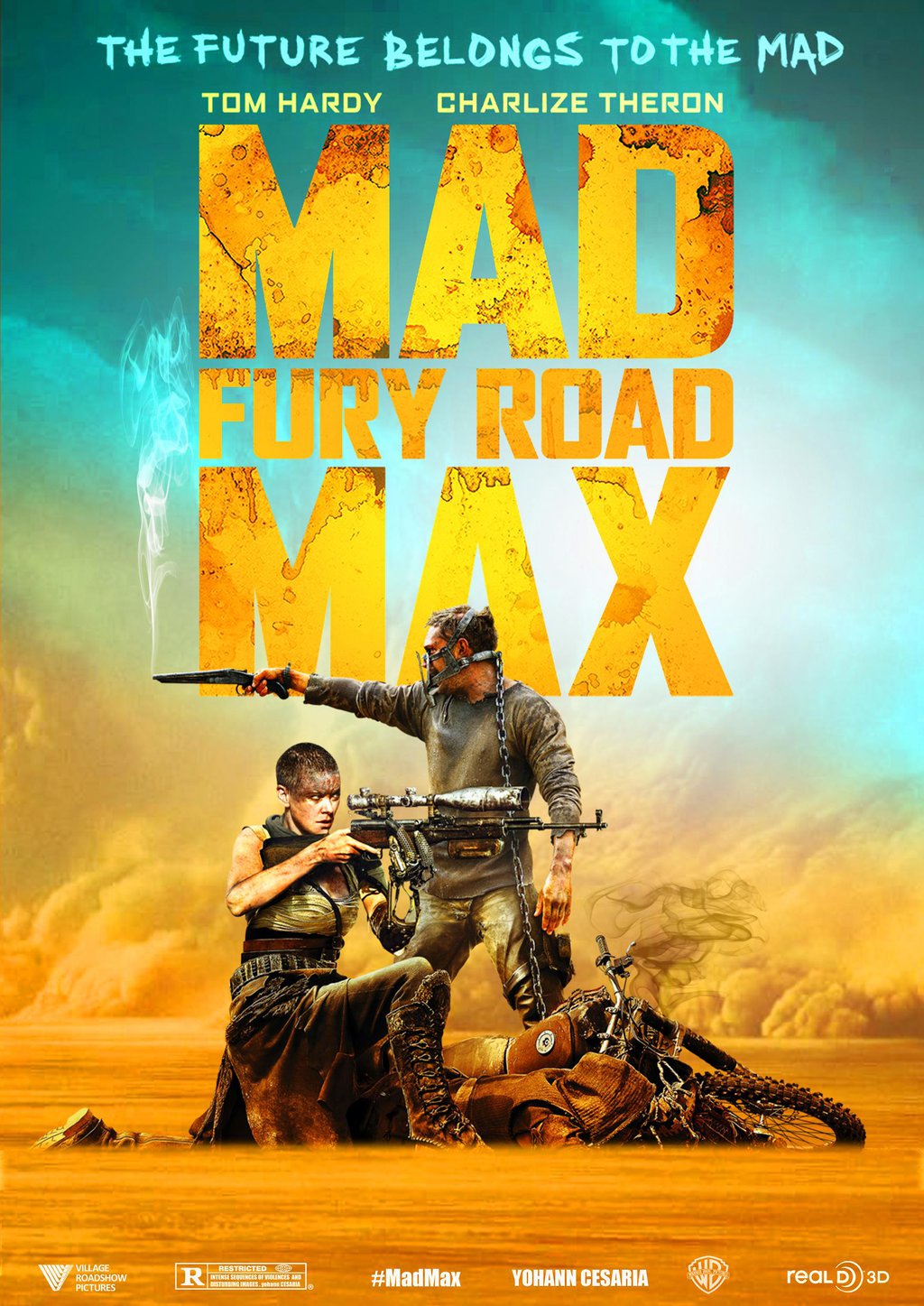 Poster 3 fury road mad max by cesaria yohann d8rd450